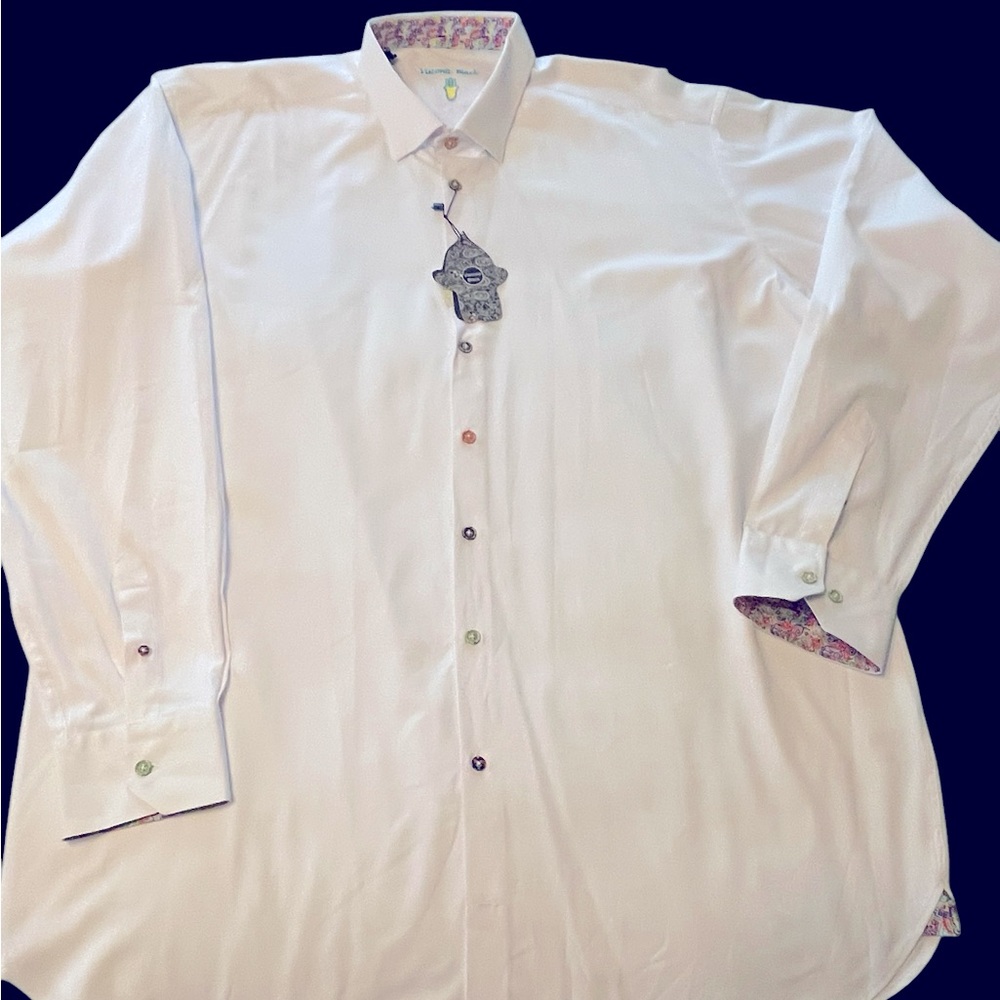VISCONTI BLACK Button-Up Shirt Sz-2XL